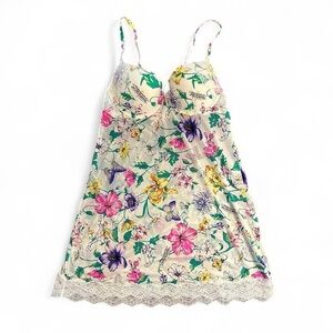 Vintage Victoria’s Secret Floral Satin Lingerie Slip Dress